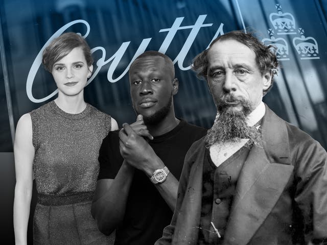<p>‘Particular people have always banked at Coutts’, including Emma Watson, Stormzy and Charles Dickens  </p>